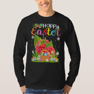 T-shirt Chasse aux oeufs de lapin de framboise Drôle Framb