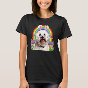 T-shirt Chasse aux oeufs de lapin de Pâques de Bichons Fri
