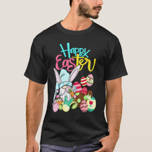 T-shirt Chasse aux oeufs de lapin Gnome Joyeux Pâques 2022