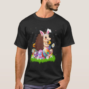 T-shirt Chasse aux œufs de Pâques au hérisson Lapin Oreill
