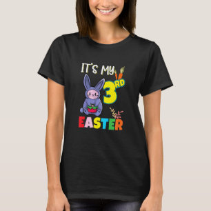 T-shirt Chasse aux œufs de Pâques pour enfants 3e annivers