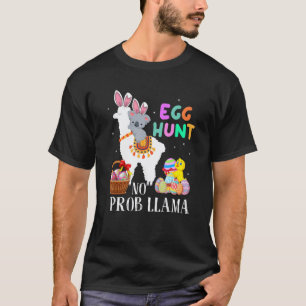 T-shirt Chasse aux œufs sans problème Lama Lapin Koala che