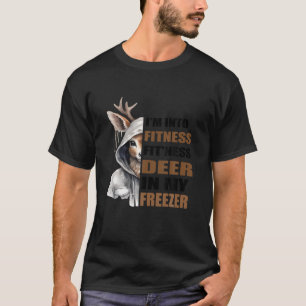 T-shirt Chasse Chemise Je suis dans Fitness Deer Congélate