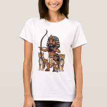 Chasse dans l'Égypte antique avec des léopards