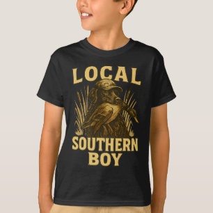 T-shirt Chasse de canard de garçon du sud du pays Labrador