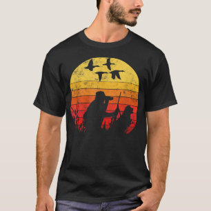 T-shirt Chasse de canard drôle de style vintage 
