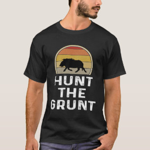 T-shirt Chasse De Charbon Chasse De Cochon Chasse De La Gr