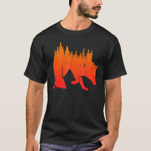 T-shirt Chasse de la forêt de renard nature nature Fox
