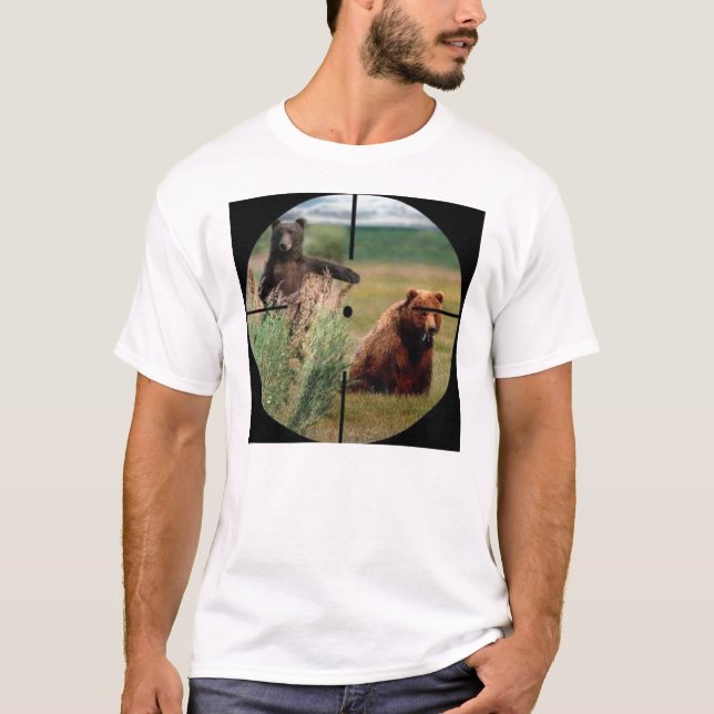 T-shirt Chasse d'ours - tirez-le (Devant)