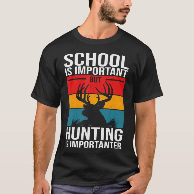 T-shirt Chasse Drôle Art Pour Hommes Garçons Enfants Chass (Devant)