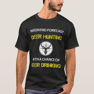 T-shirt Chasse Drôle Aux Cerfs