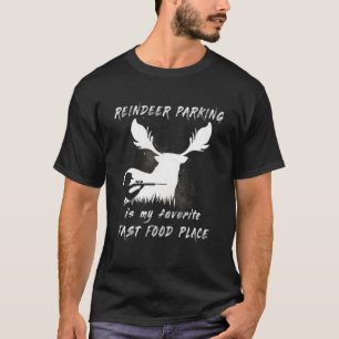 T-shirt Chasse Drôle De Cerfs De Noël, Chasseur De Rennes,