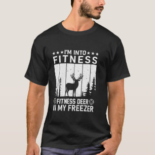 T-shirt Chasse Je suis dans Fitness Deer Freezer Hunter Pa