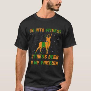 T-shirt Chasse Je suis Dans Fitness Fit Ness Deer Dans Mon
