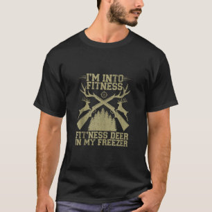 T-shirt Chasse Je suis dans Fitness Fit ness Deer In My Fr