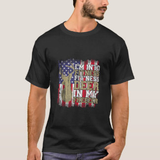 T-shirt Chasse Je suis dans Fitness Fit ness Deer In My Fr