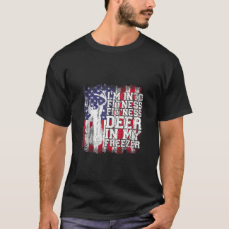 T-shirt Chasse Je suis dans Fitness Fit ness Deer In My Fr