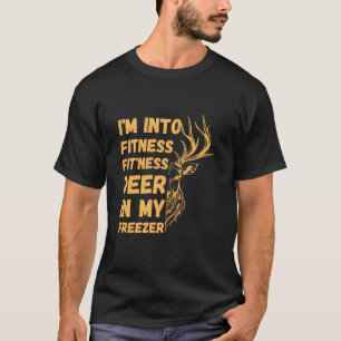 T-shirt Chasse Je suis dans Fitness Fit ness Deer In My Fr