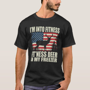 T-shirt Chasse Je suis dans Fitness Fit ness Deer In My Fr