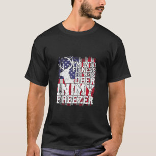 T-shirt Chasse Je suis dans Fitness Fit ness Deer In My Fr