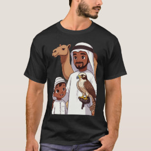 T-shirt Chasse traditionnelle aux faucons des Arabes