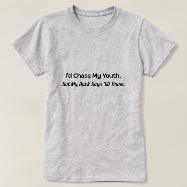 T-shirt Chasser les jeunes (Design devant)