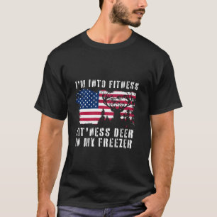 T-shirt Chasseur amusant Papa Je suis dans Fitness Deer Fr
