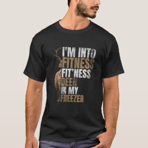 T-shirt Chasseur amusant Papa Je suis dans Fitness Deer Fr