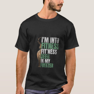 T-shirt Chasseur amusant Papa Je suis dans Fitness Deer Fr