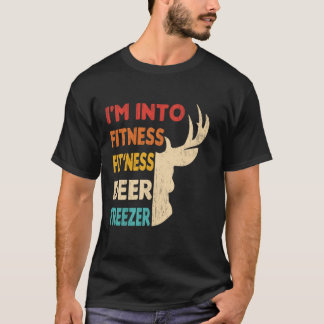 T-shirt Chasseur amusant Papa Je suis dans Fitness Deer Fr