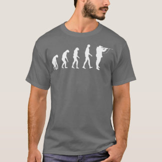 T-shirt Chasseur blanc évolution