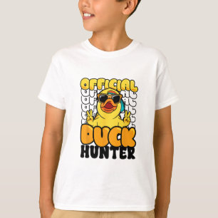 T-shirt Chasseur de canards officiel drôle Rubber Duckie c