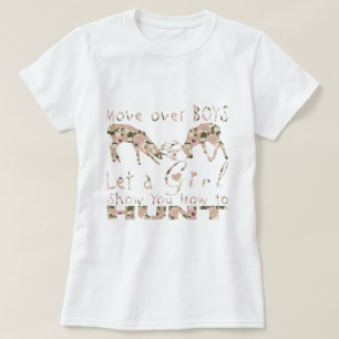 T-SHIRT CHASSEUR DE CERFS COMMUNS DE FILLE
