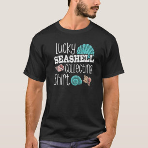 T-shirt Chasseur de coquillages de mer Lucky Seashell Coll