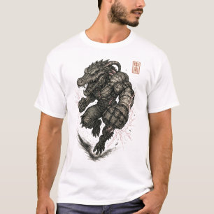 T-shirt Chasseur de crocodile Cyberpunk