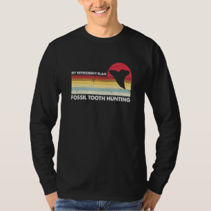 T-shirt Chasseur de dents fossiles pour collectionneur de