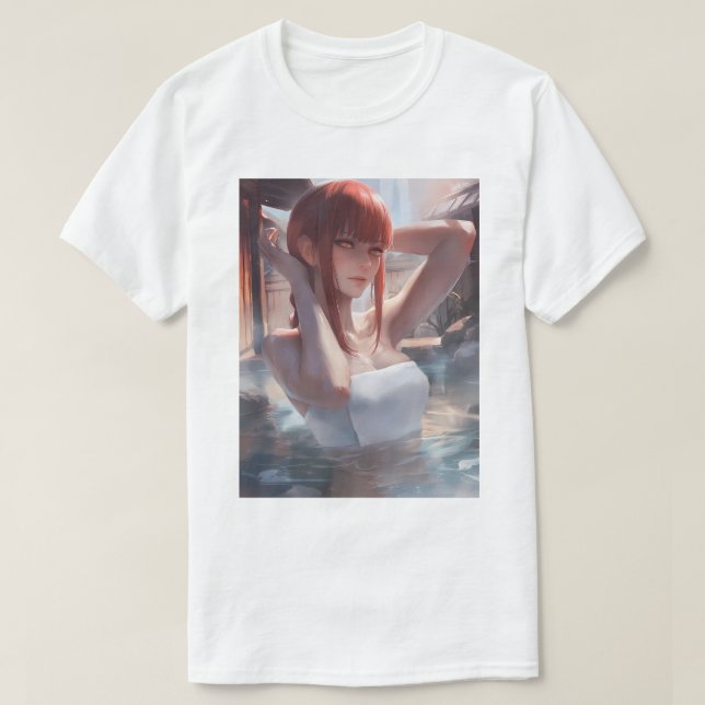 T-shirt Chasseur de diable de la tête de source chaude 145 (Design devant)