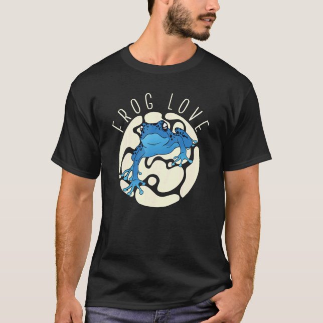 T-shirt Chasseur de grenouille Love Toad Frog Chasseur Amp (Devant)