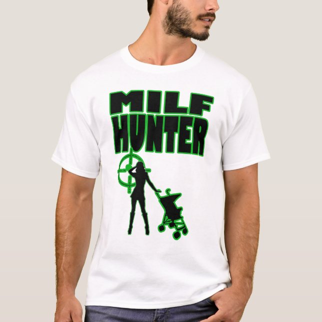 T-SHIRT CHASSEUR DE MILF (Devant)
