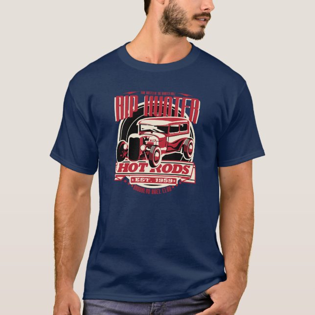T-shirt Chasseur de Rip Hot Rods (Devant)