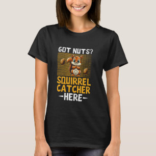 T-shirt Chasseur de Squirrels Drôle Tueur de Squirrels Att