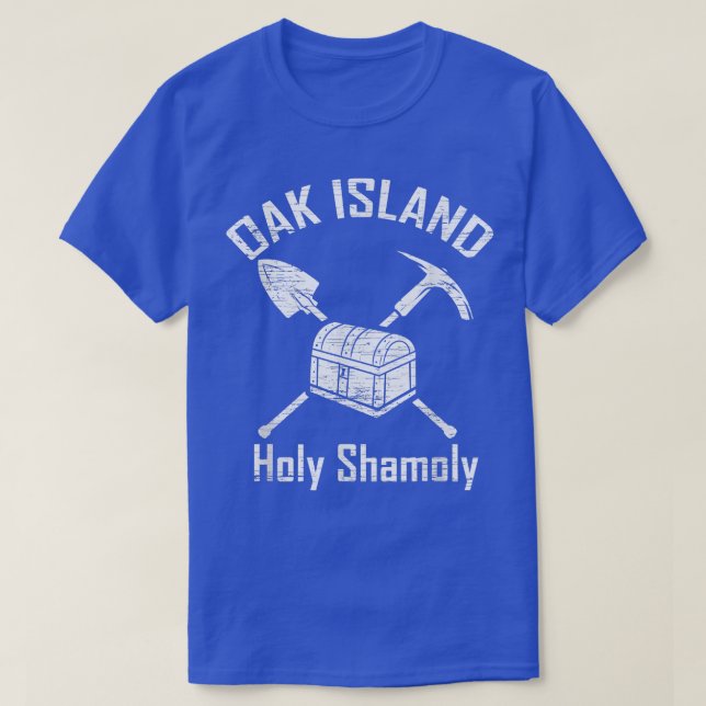 T-shirt Chasseur de trésor de l'île de Chêne Saint-Chamoly (Design devant)
