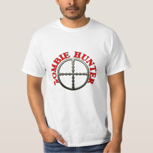 T-shirt Chasseur de zombi avec des réticules