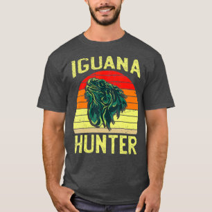 T-shirt Chasseur d'iguana pour garçons Iguanas Iguana Liz