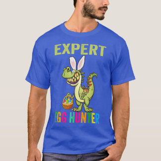 T-shirt Chasseur D'Oeufs D'Epert T Re Dinosaur Bunny Pâque