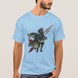 T-shirt Chasseur féminin avec la hache de commutateur,