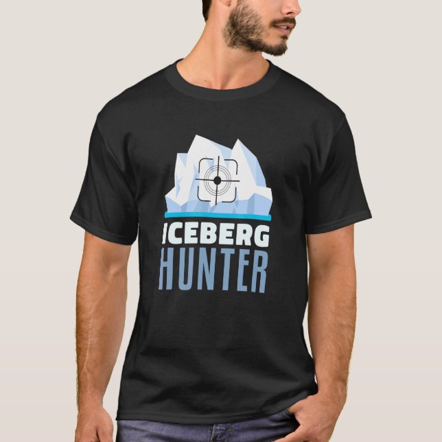 T-shirt Chasseur Iceberg Purify Eau Vodka Makers Ice Hunti (Devant)