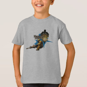 T-shirt Chasseur masculin avec Bowgun, artilleur lourd