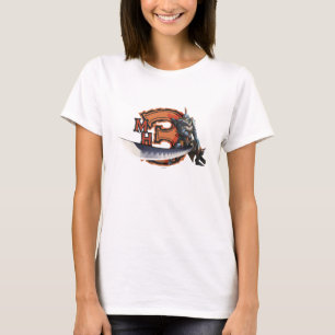 T-shirt Chasseur masculin avec la longues épée et armure