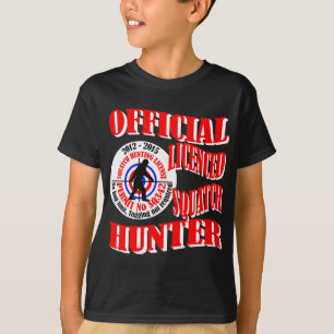 T-shirt Chasseur officiel de squatters